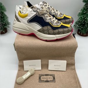 Men’s Gucci Rython  sneakers size 10.5 made in Italy